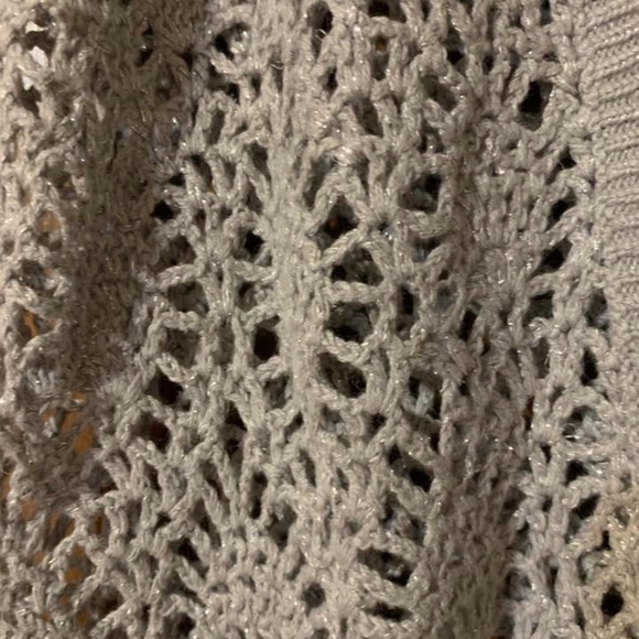 Silver Metallic Sweater - Picture 3 of 3